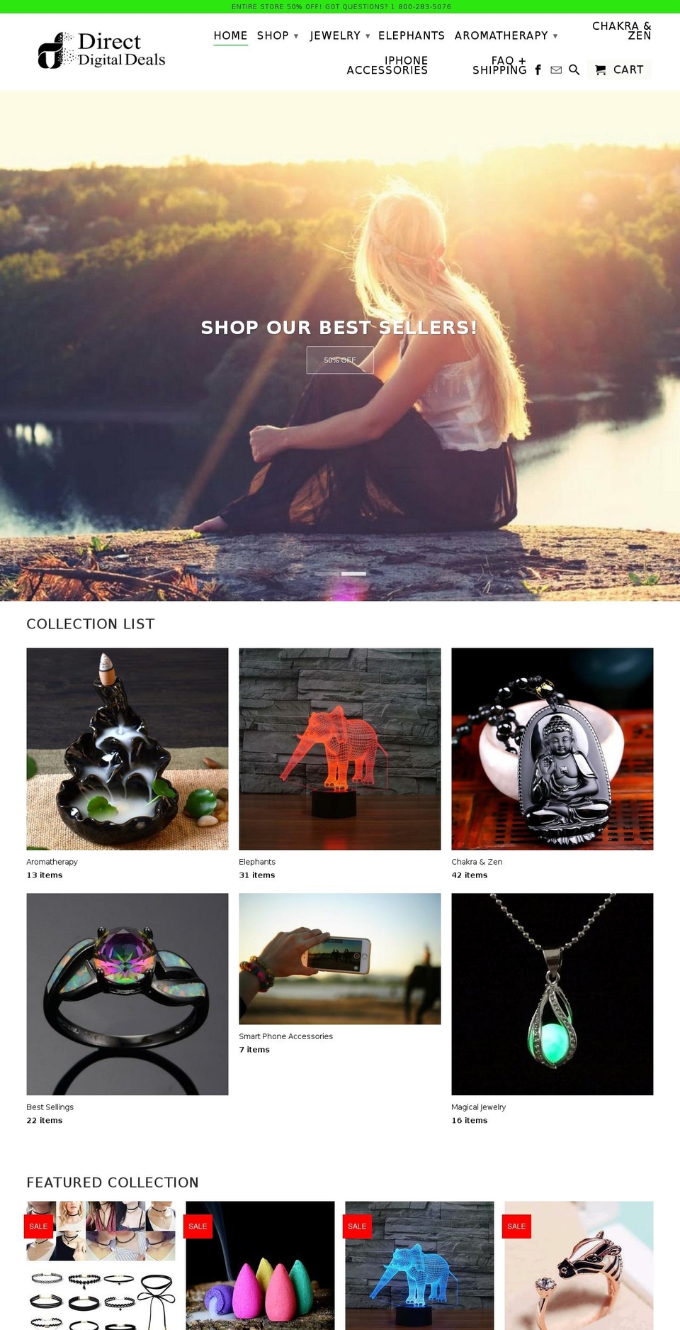 directdigitaldeals.com shopify website screenshot