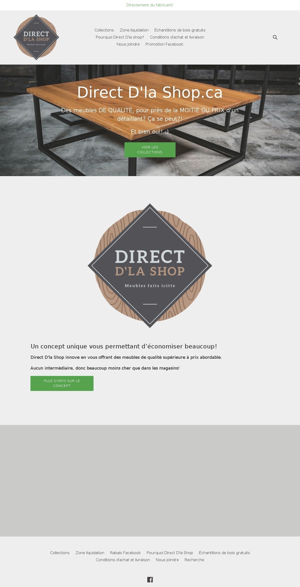 directdlashop.com — Shopify storefront screenshot