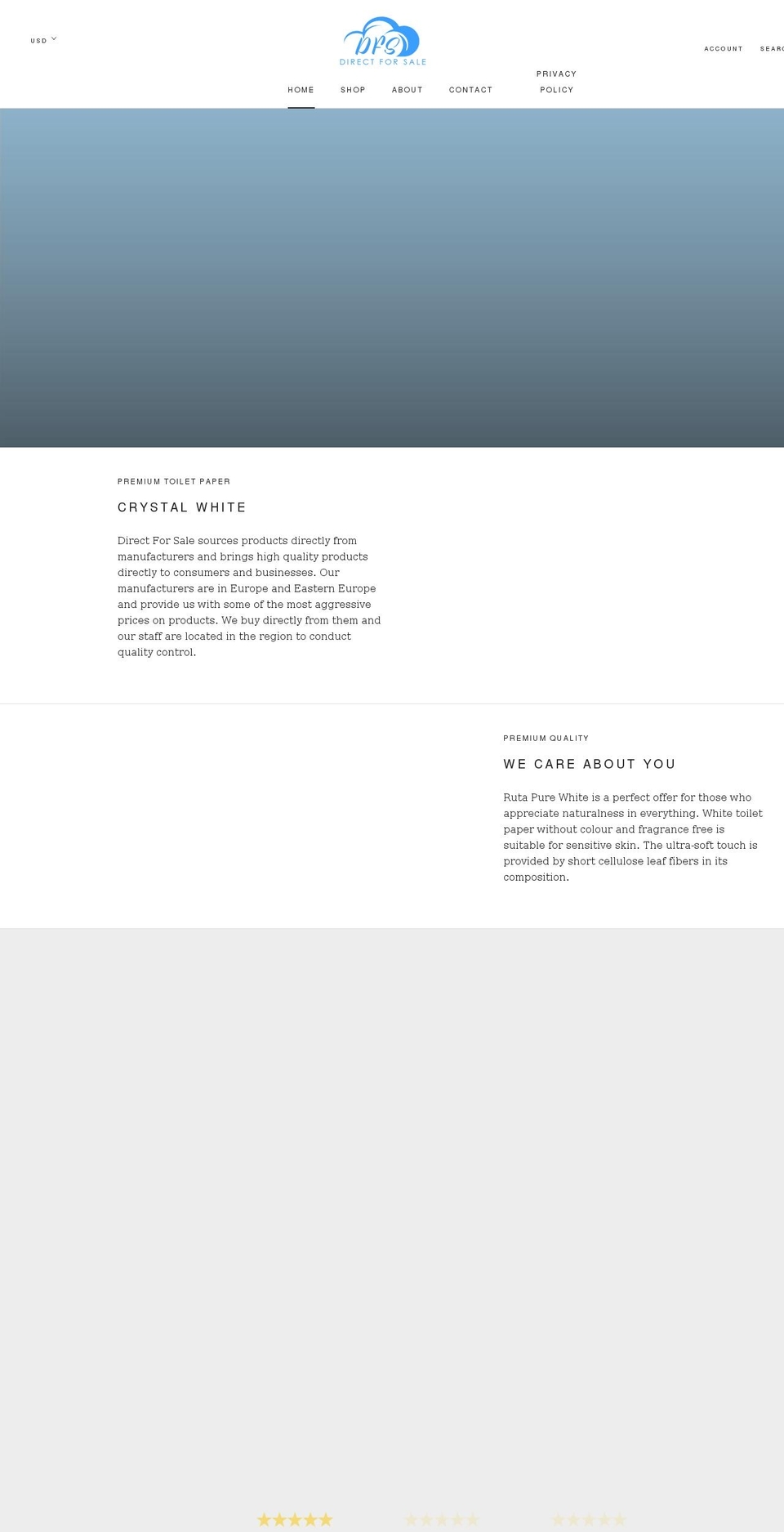 directforsale.com shopify website screenshot