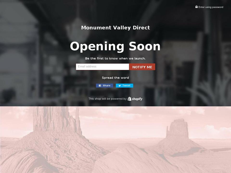 directfrommonumentvalley.org shopify website screenshot