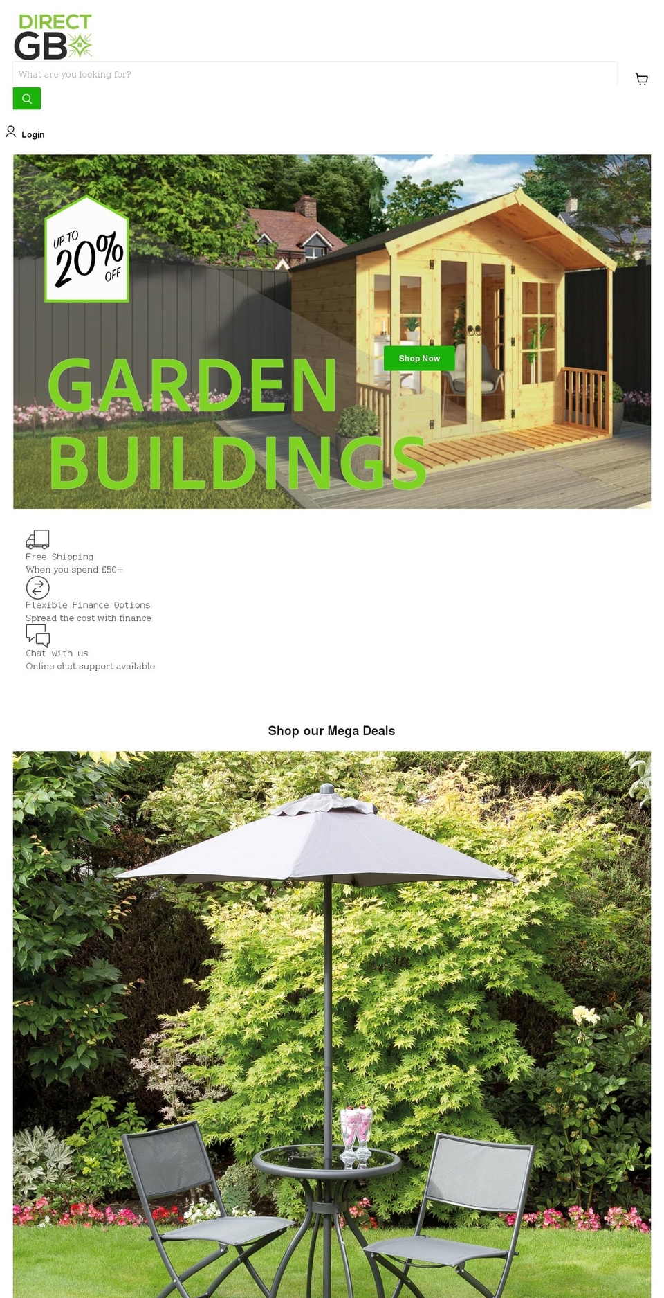 directgb.co.uk shopify website screenshot