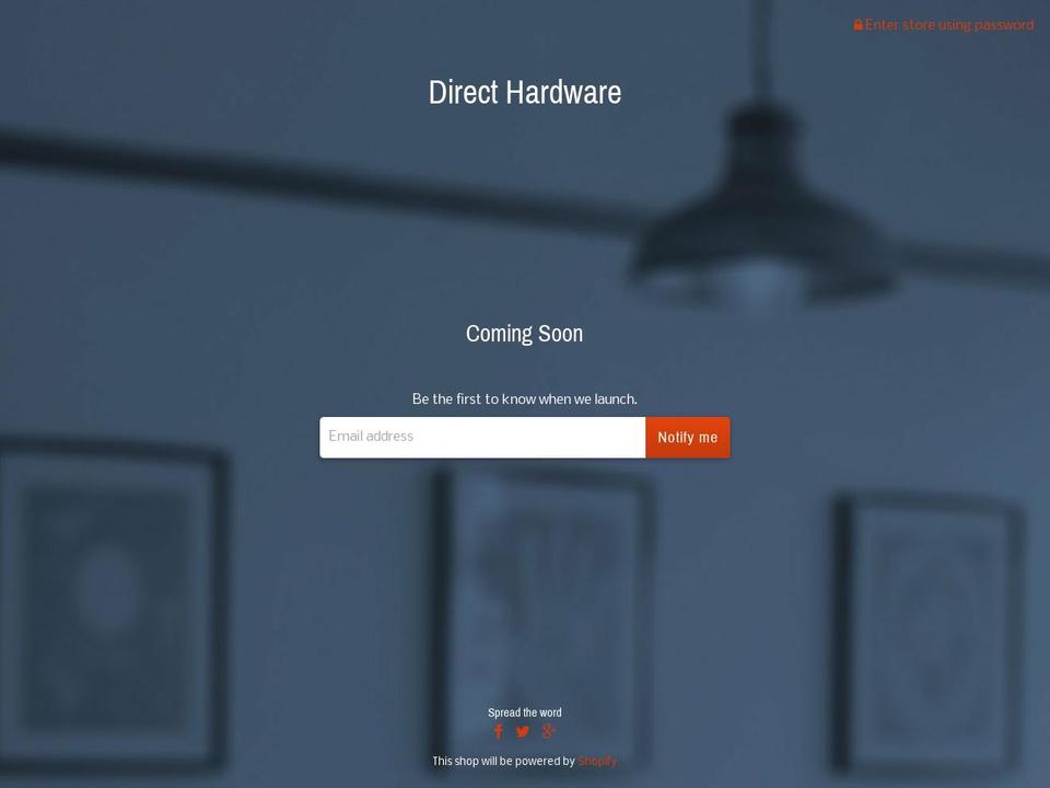 directhardware.com.au shopify website screenshot