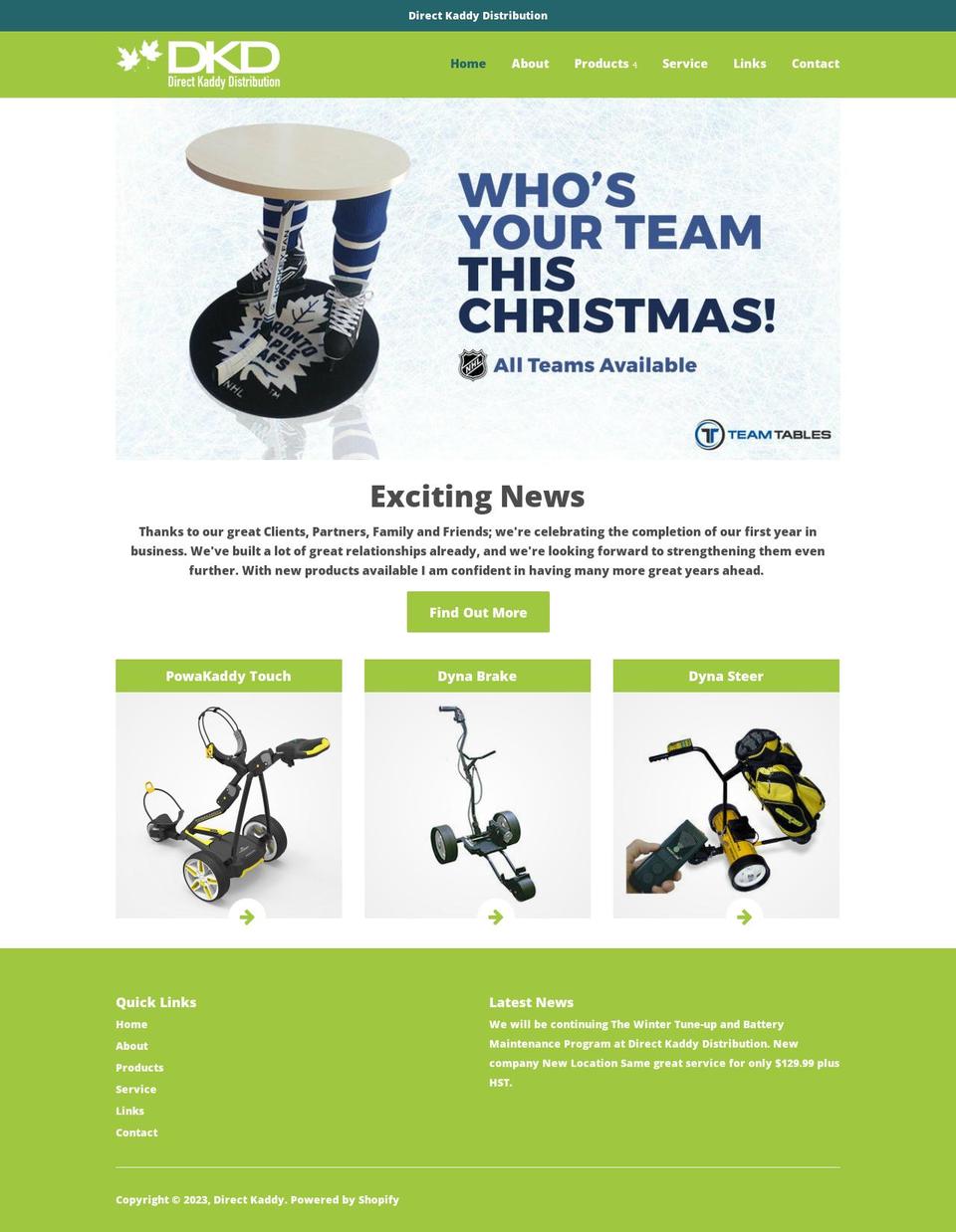 directkaddy.com — Shopify storefront screenshot
