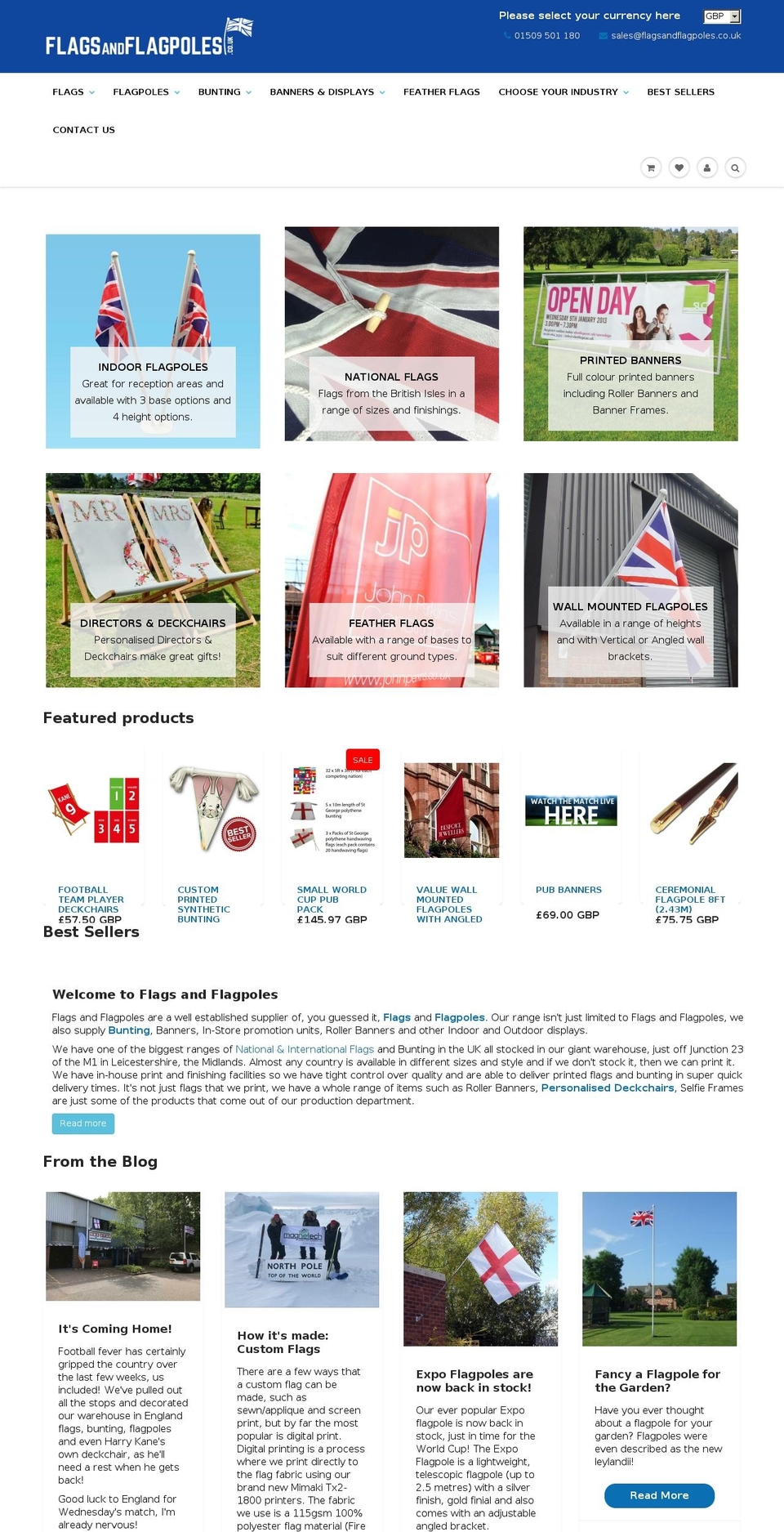 directoranddeckchairs.co.uk shopify website screenshot