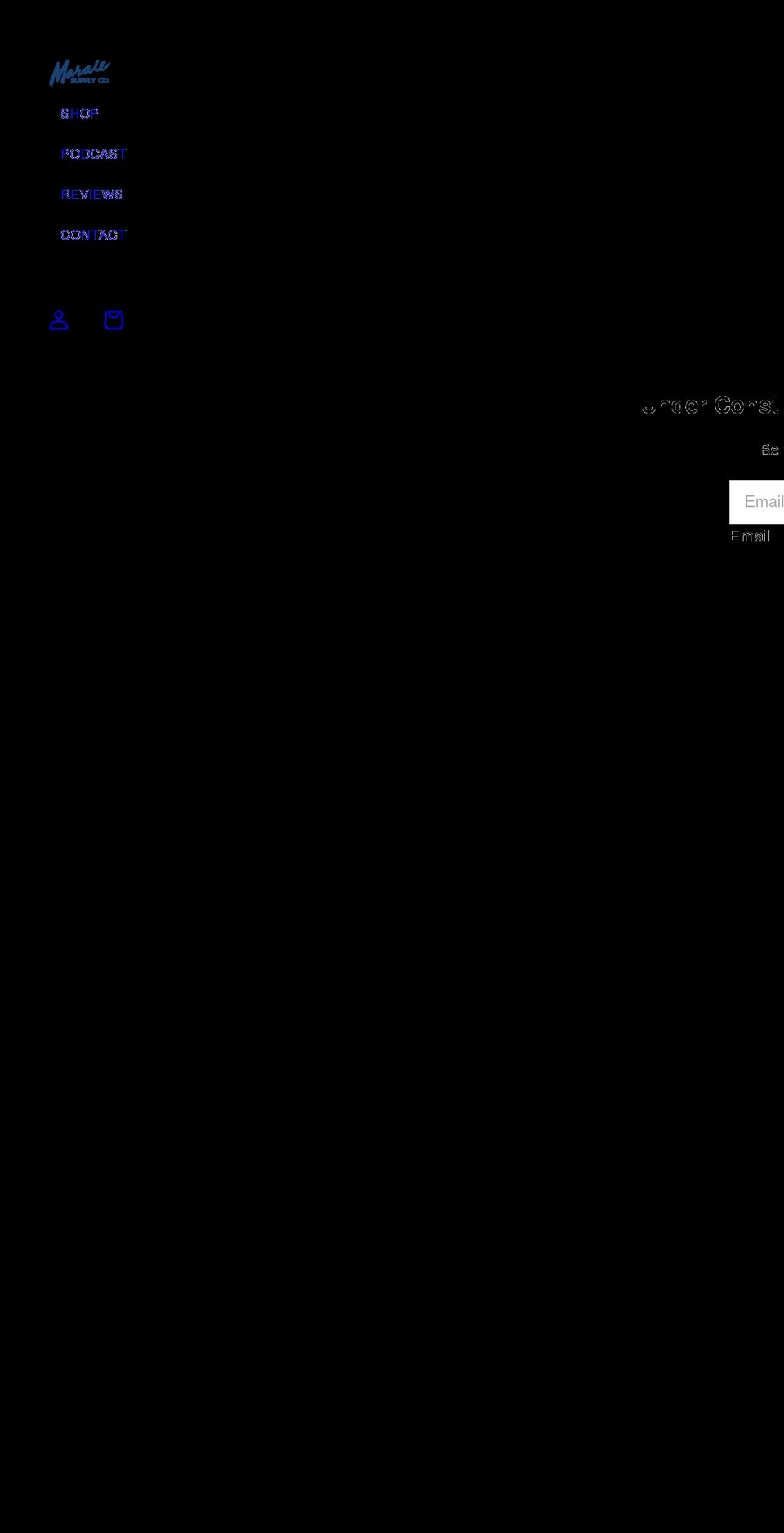 directorofmorale.com shopify website screenshot