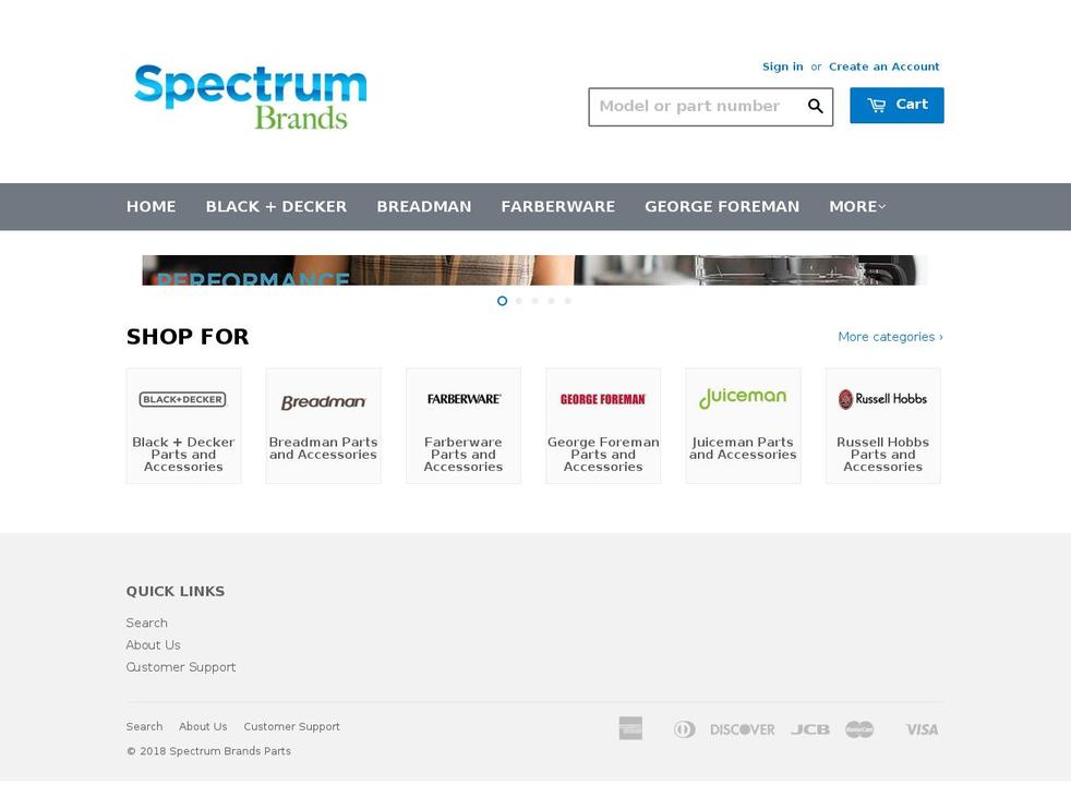 directpartsandproducts.com — Shopify storefront screenshot