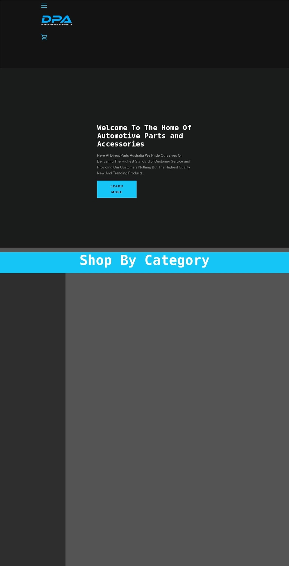 directpartsaustralia.com shopify website screenshot