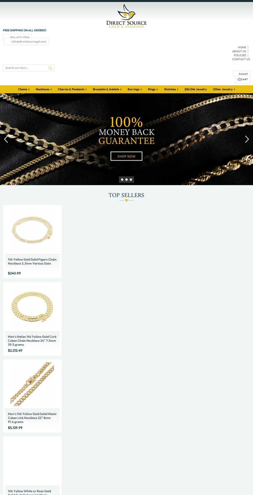 directsourcegd.com shopify website screenshot