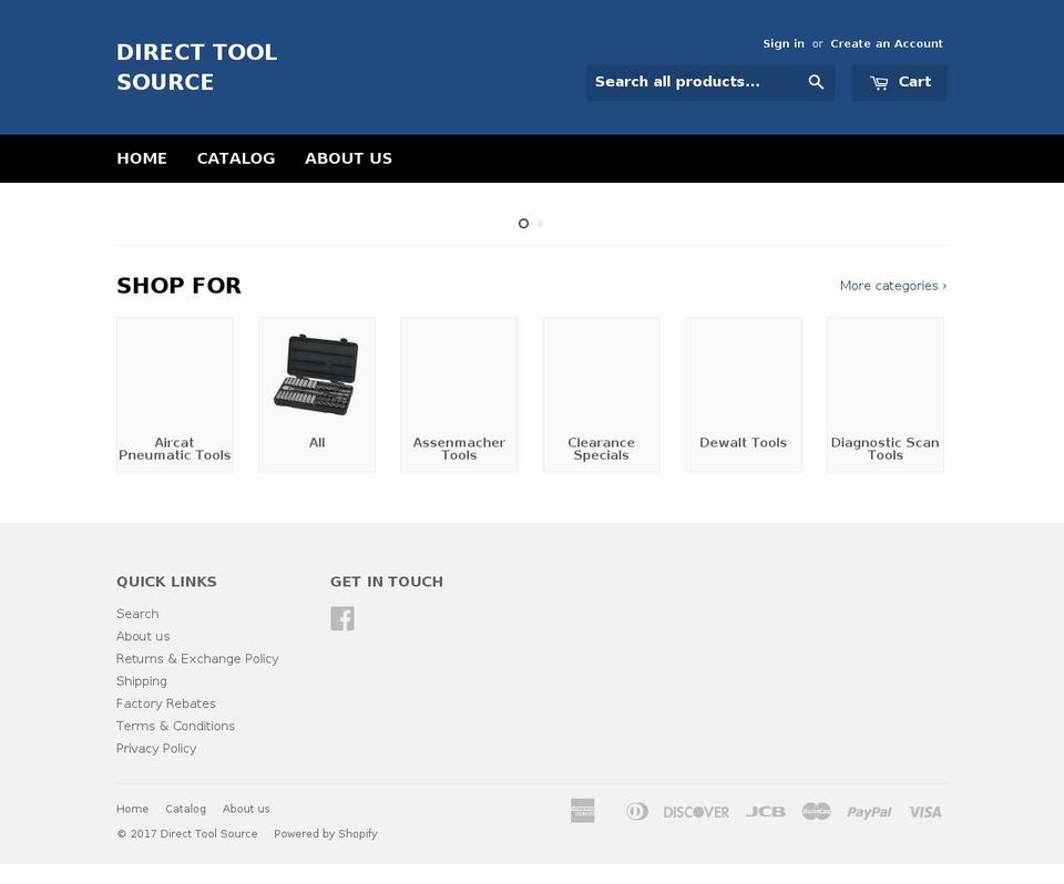 directtoolsource.com shopify website screenshot