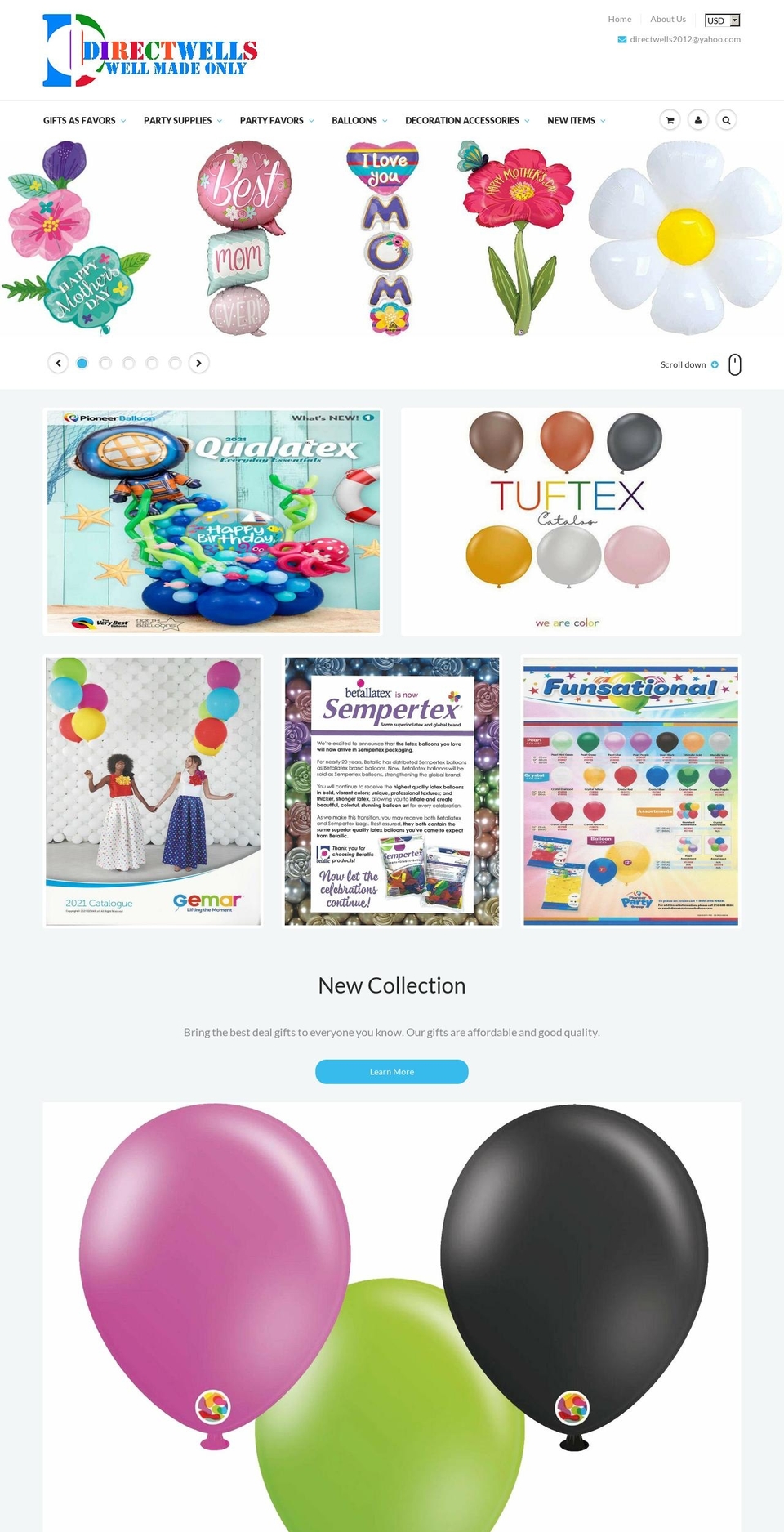 directwells.com shopify website screenshot