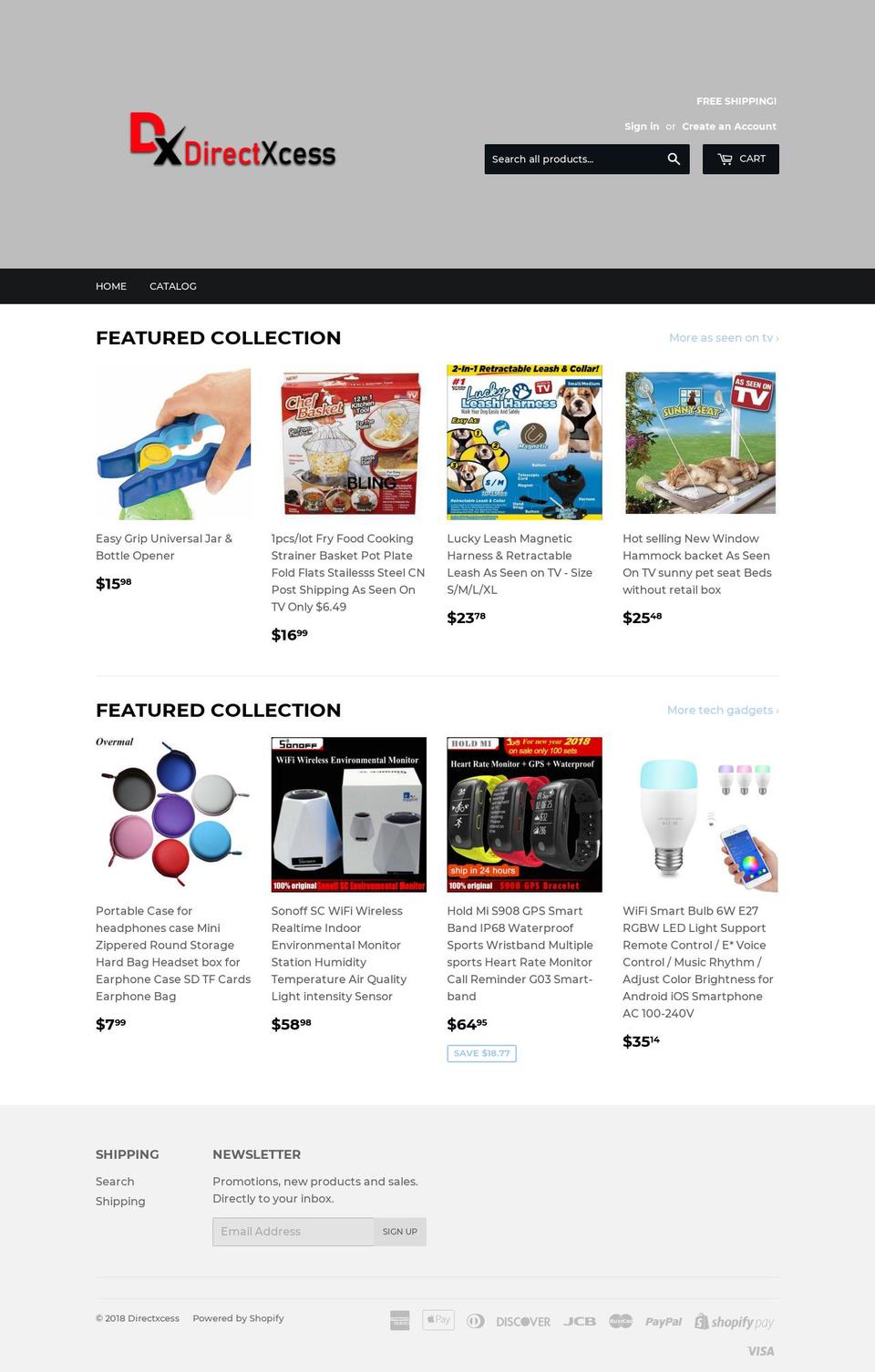 directxcess.com — Shopify storefront screenshot