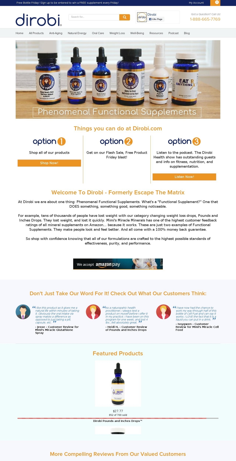 dirobi.com shopify website screenshot