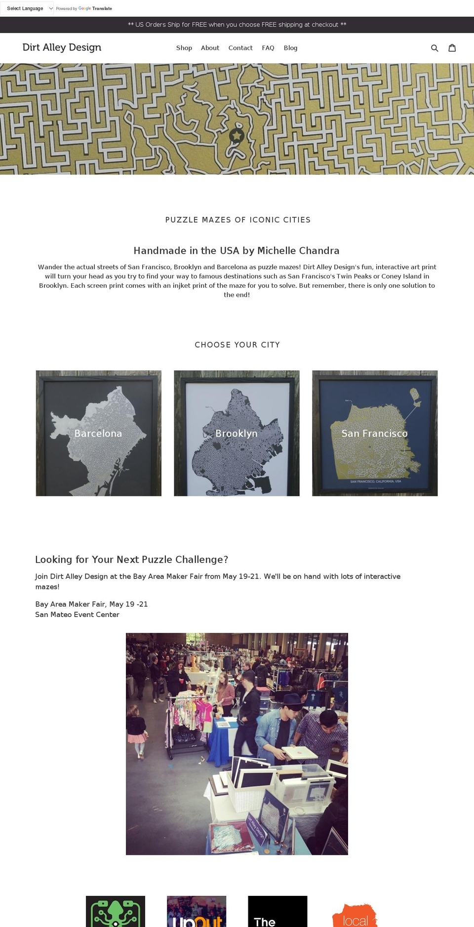 dirtalleydesign.com shopify website screenshot