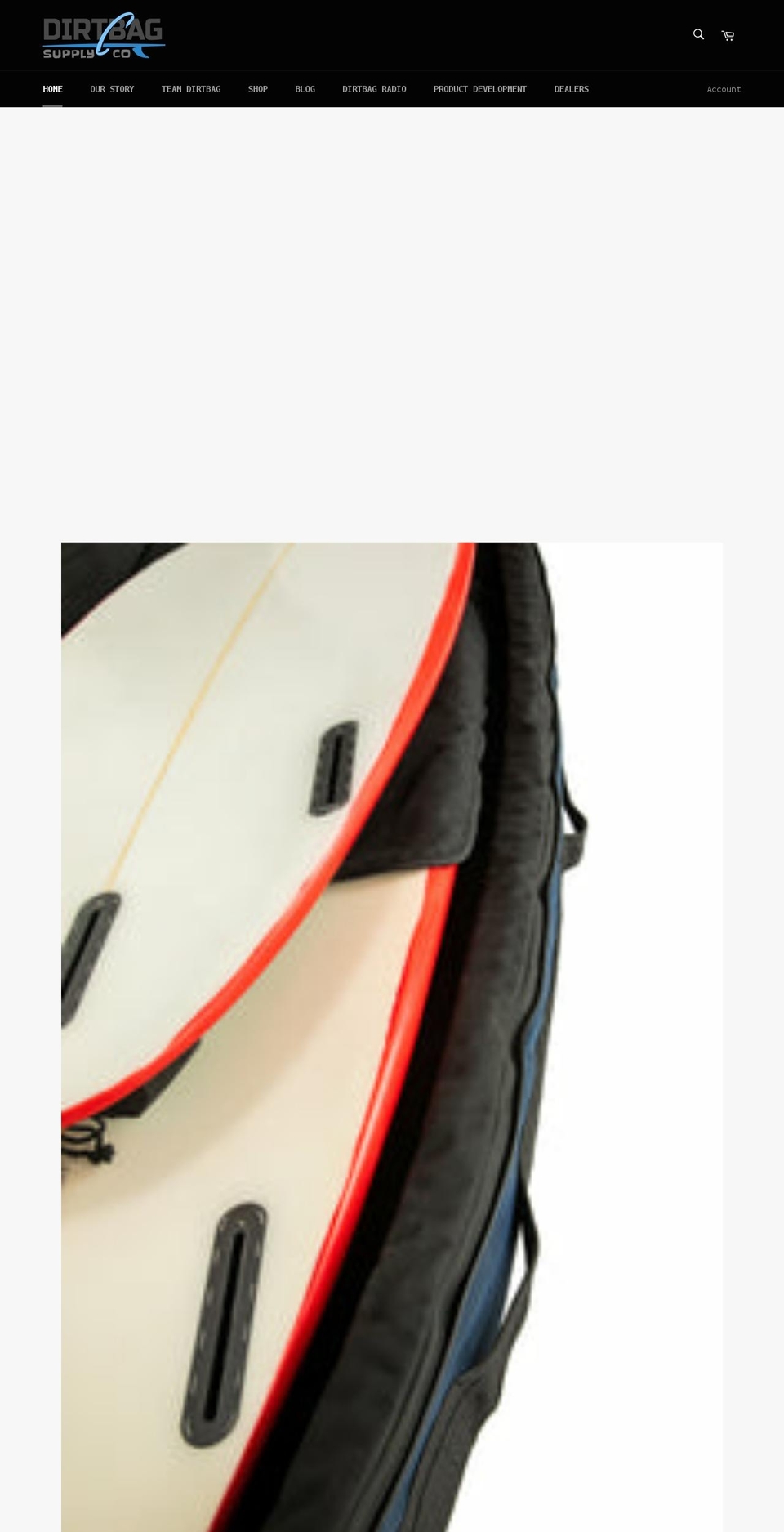 dirtbagsupplyco.com shopify website screenshot