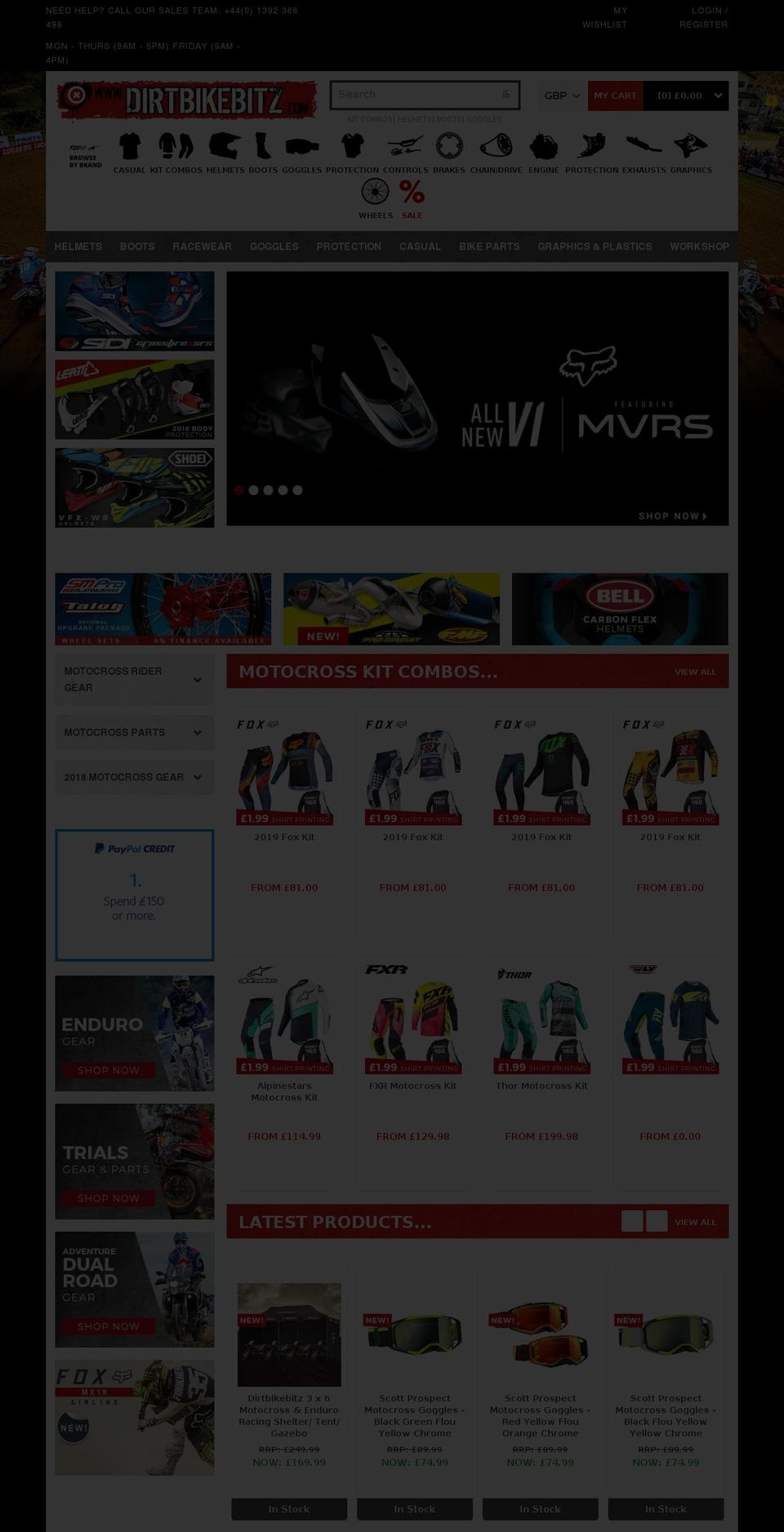 Checkout Update 230718 Shopify theme site example dirtbikebits.com