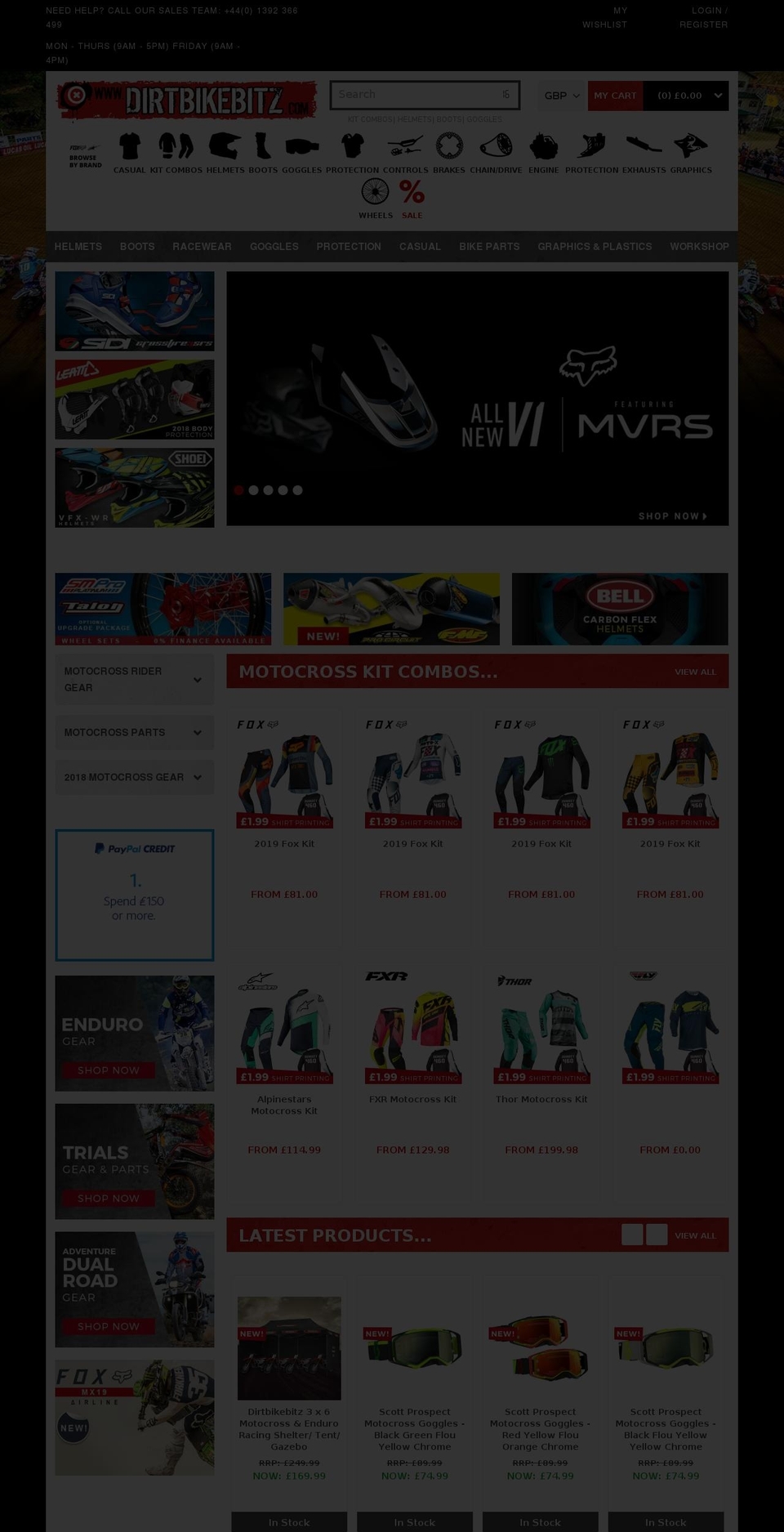 Checkout Update 230718 Shopify theme site example dirtbikebitz.com