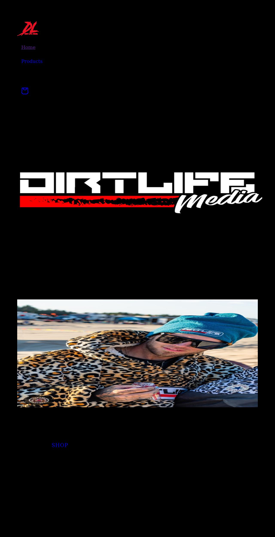 dirtlifemedia.com shopify website screenshot