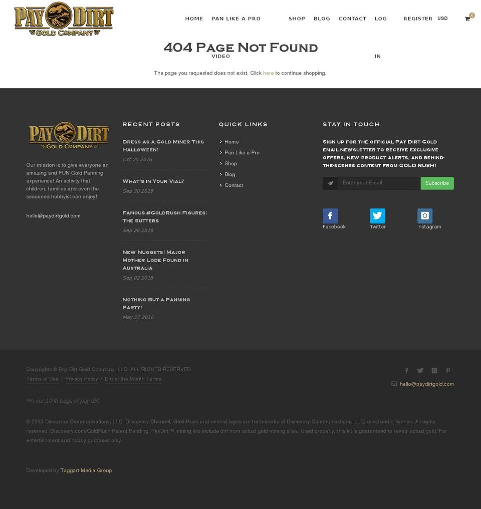 dirtofthemonthclub.com — Shopify storefront screenshot