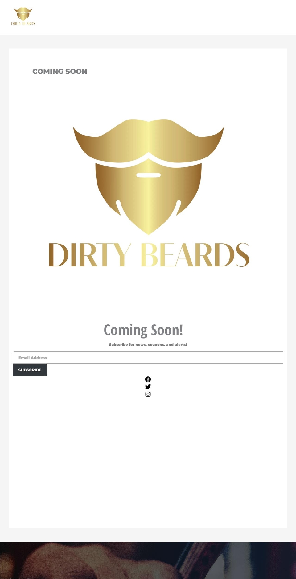 dirty-beards.com — Shopify storefront screenshot