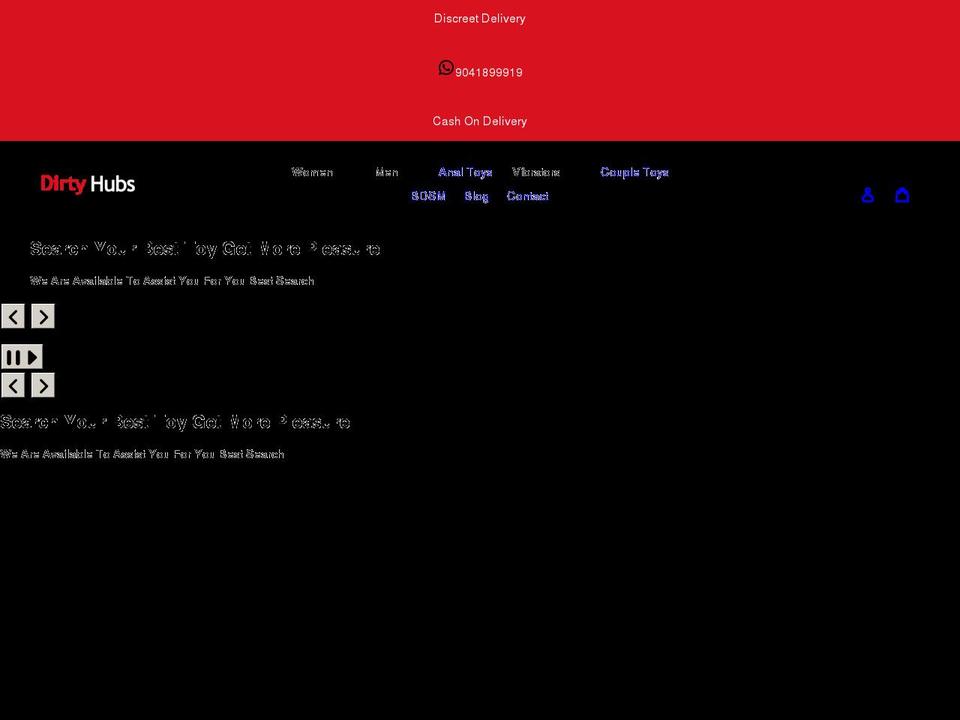 dirtyhubs.com shopify website screenshot