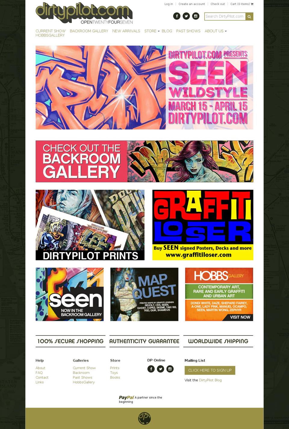 dirtypilot.com shopify website screenshot