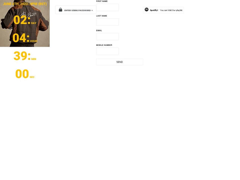 disanticlo.com — Shopify storefront screenshot