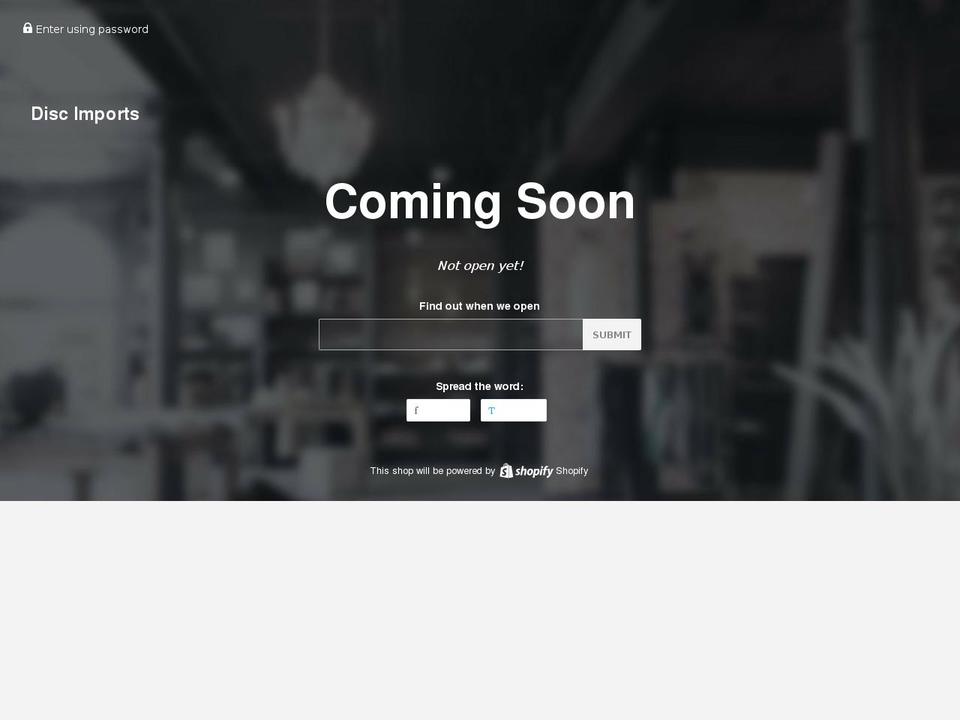 discimports.com — Shopify storefront screenshot