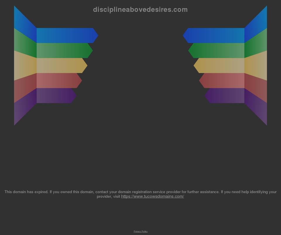 disciplineabovedesires.com shopify website screenshot