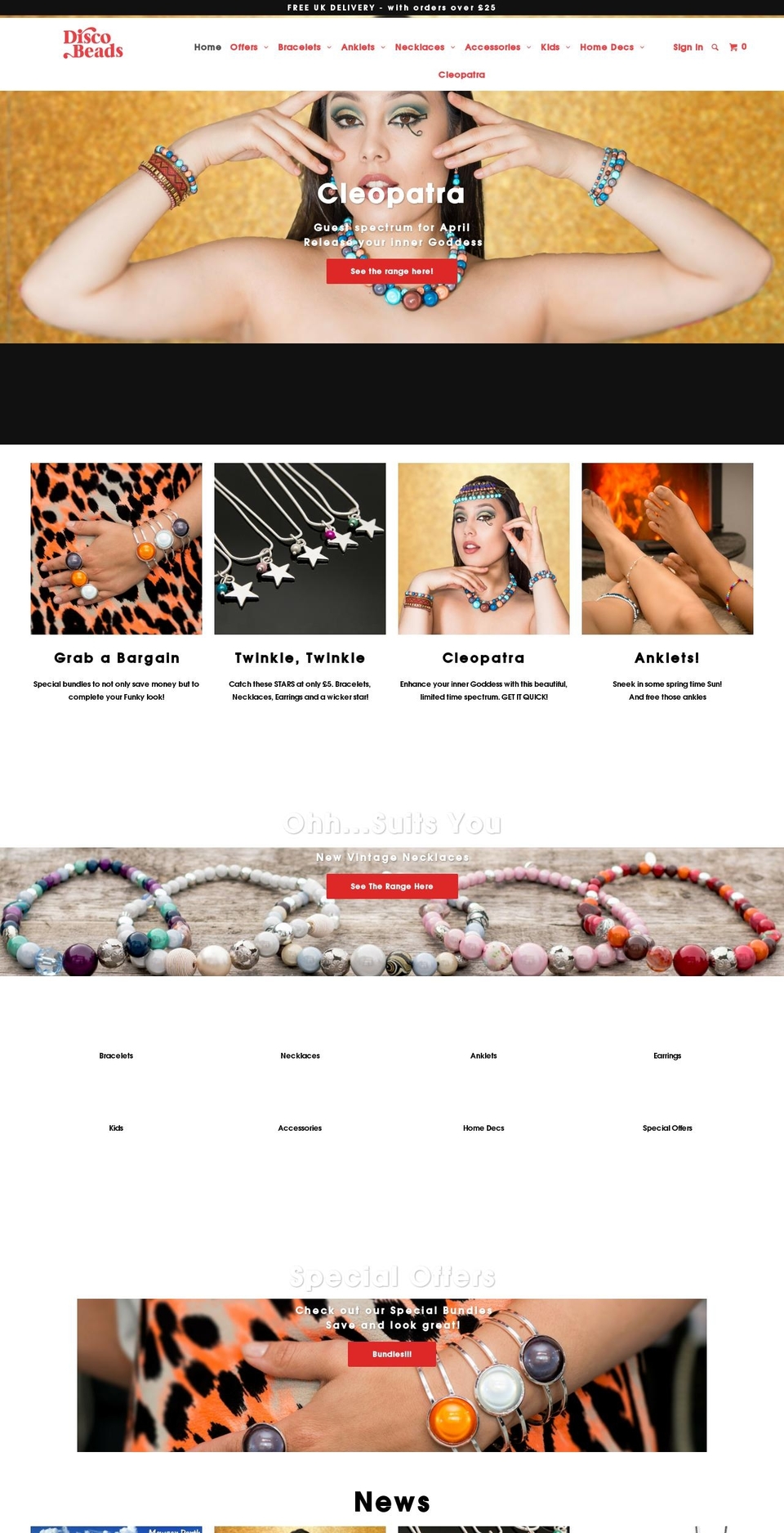 discobeads.nl shopify website screenshot