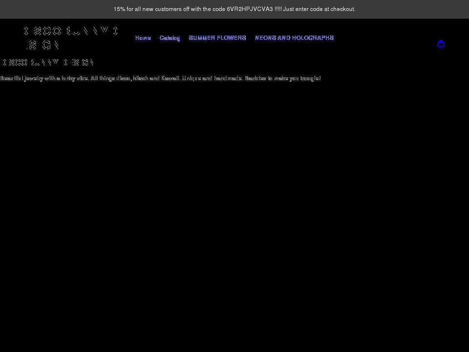 discobunny.org shopify website screenshot