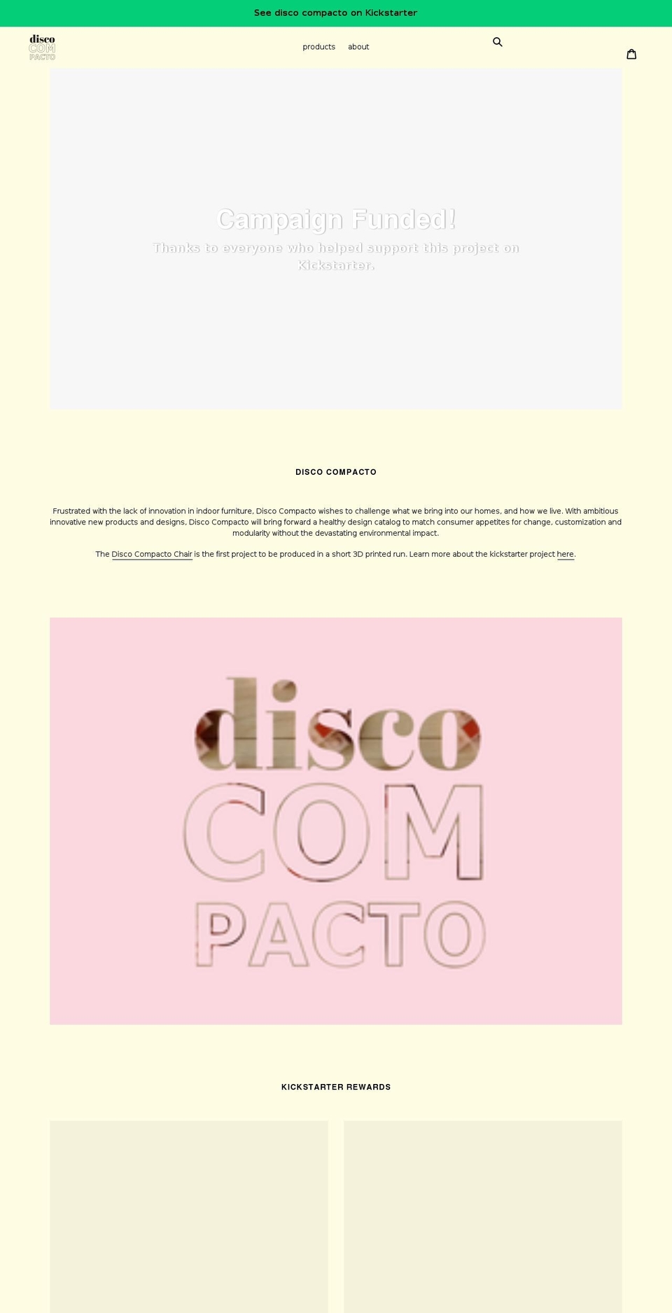 discocompacto.co shopify website screenshot