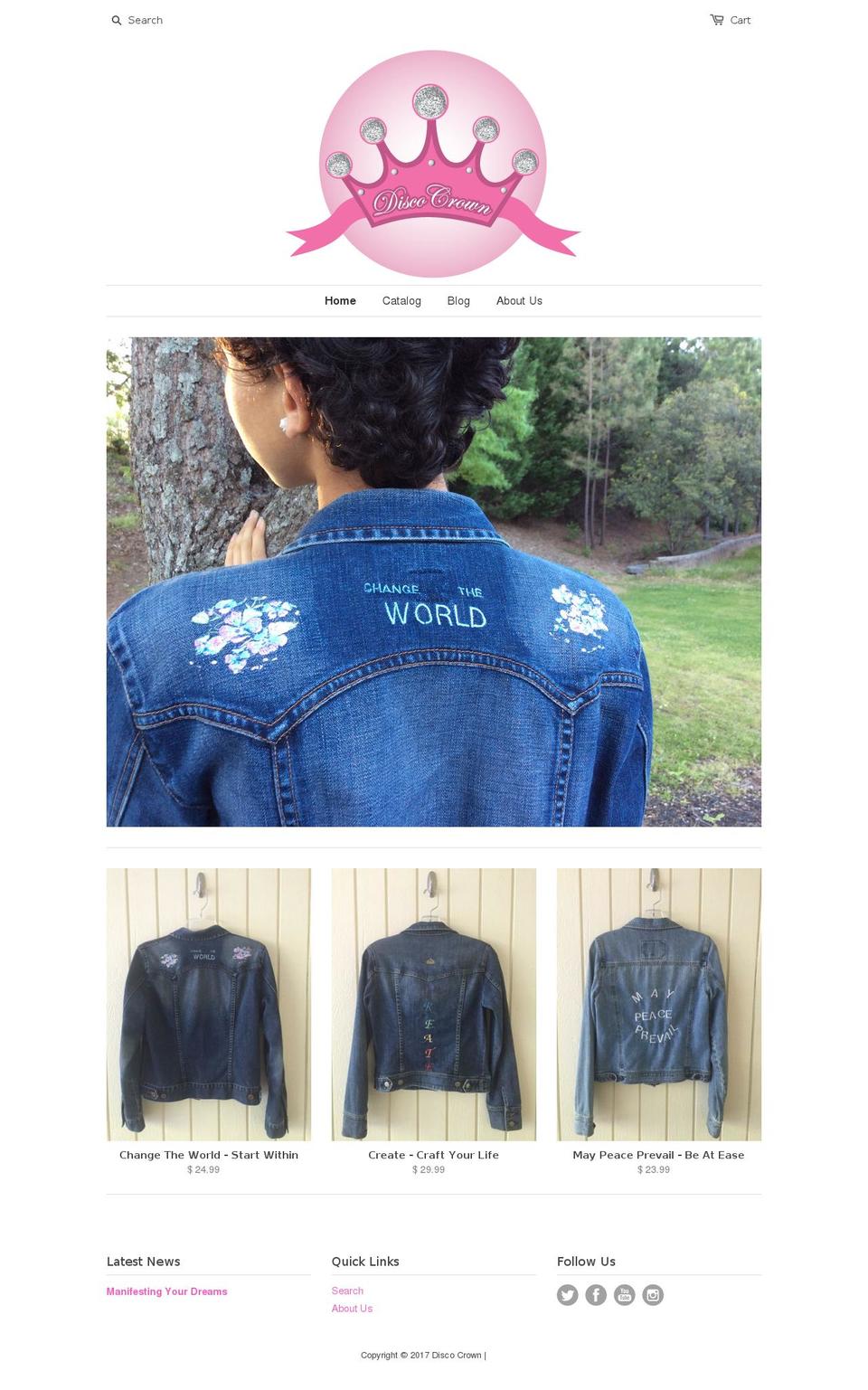 discocrown.com shopify website screenshot