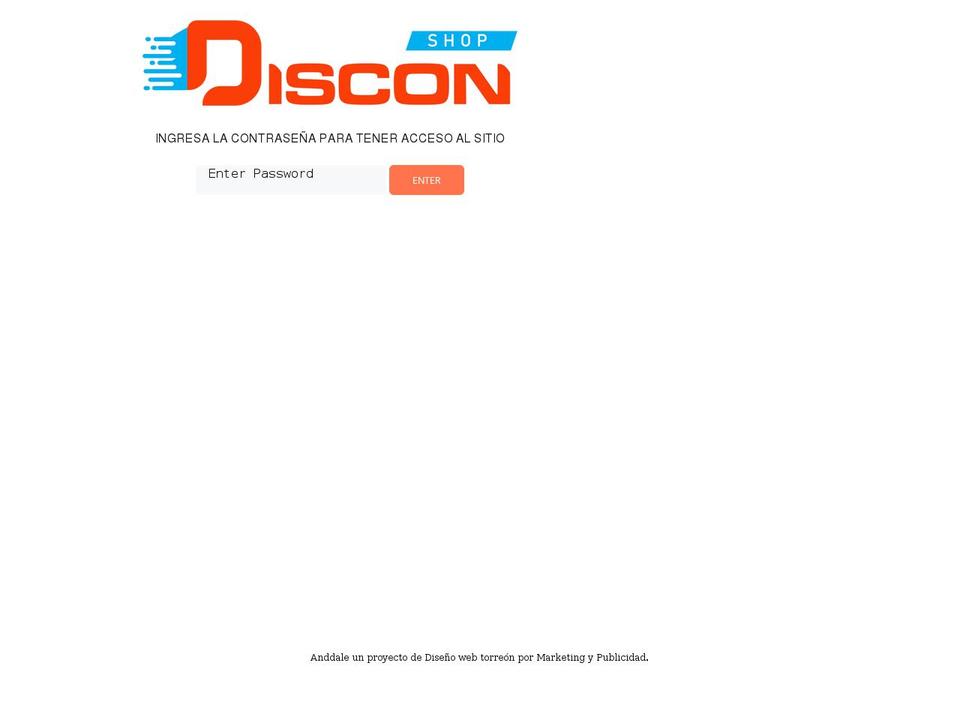 discon.shop shopify website screenshot