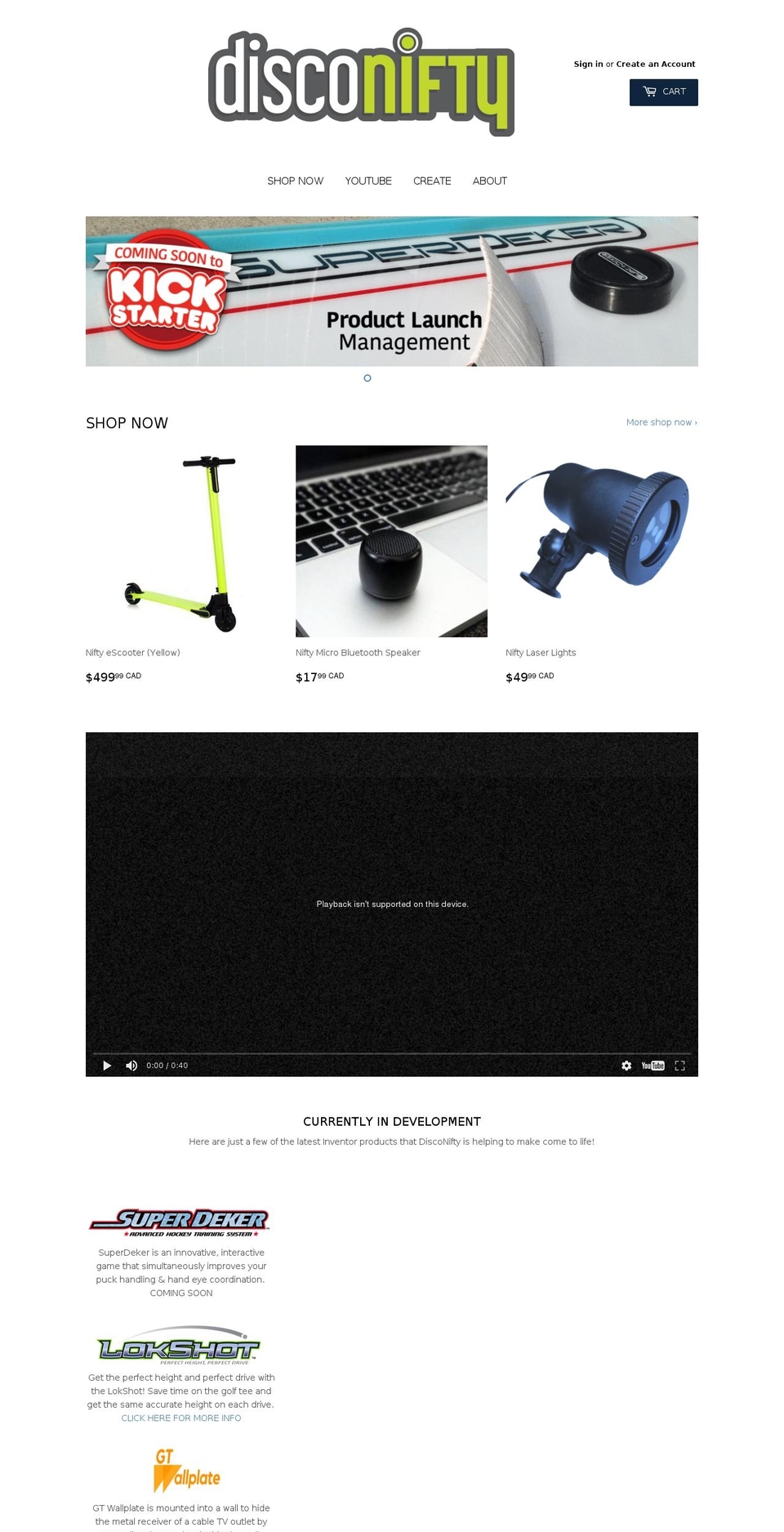disconifty.com shopify website screenshot