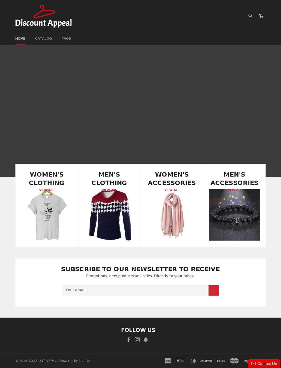 discountappeal.com — Shopify storefront screenshot