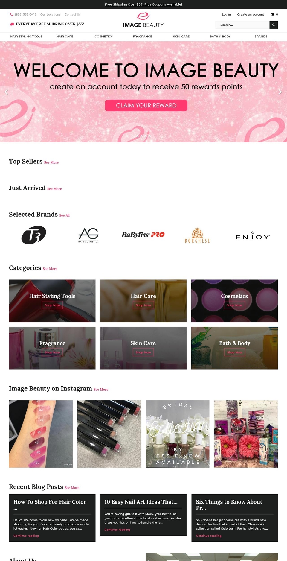 Label Shopify theme site example discountbeautycenter.com