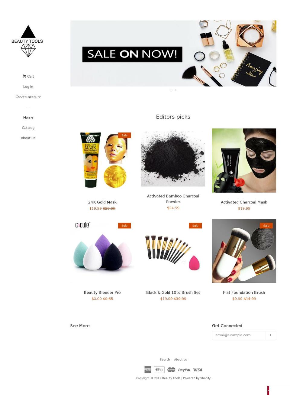 discountbeautytools.com shopify website screenshot