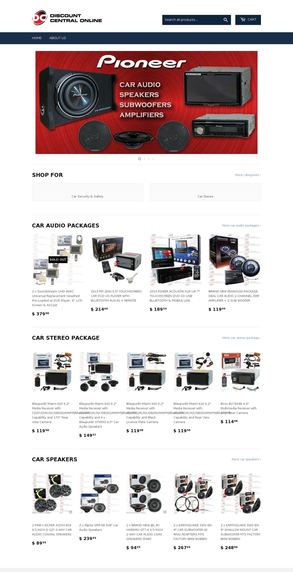 Supply Shopify theme site example discountcentralonline.com