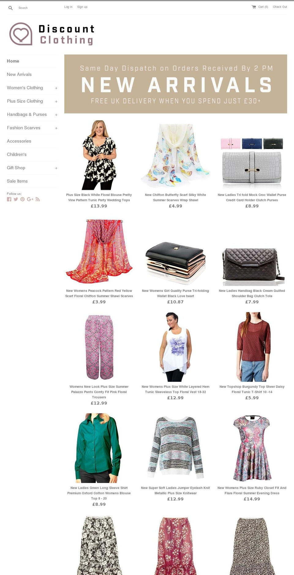 Local Shopify theme site example discountclothingdirect.myshopify.com