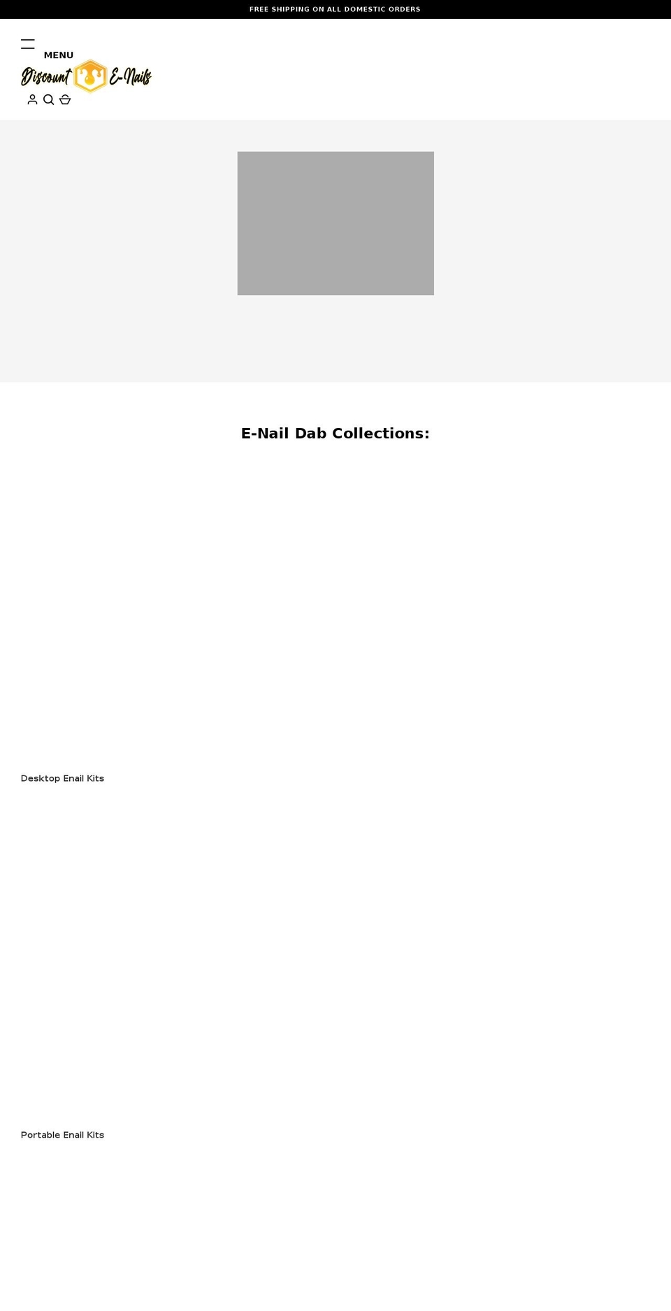 discountenails.com — Shopify storefront screenshot