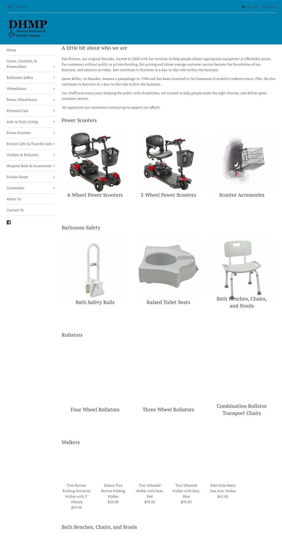 discounthomecareandmobilityproducts.ca shopify website screenshot