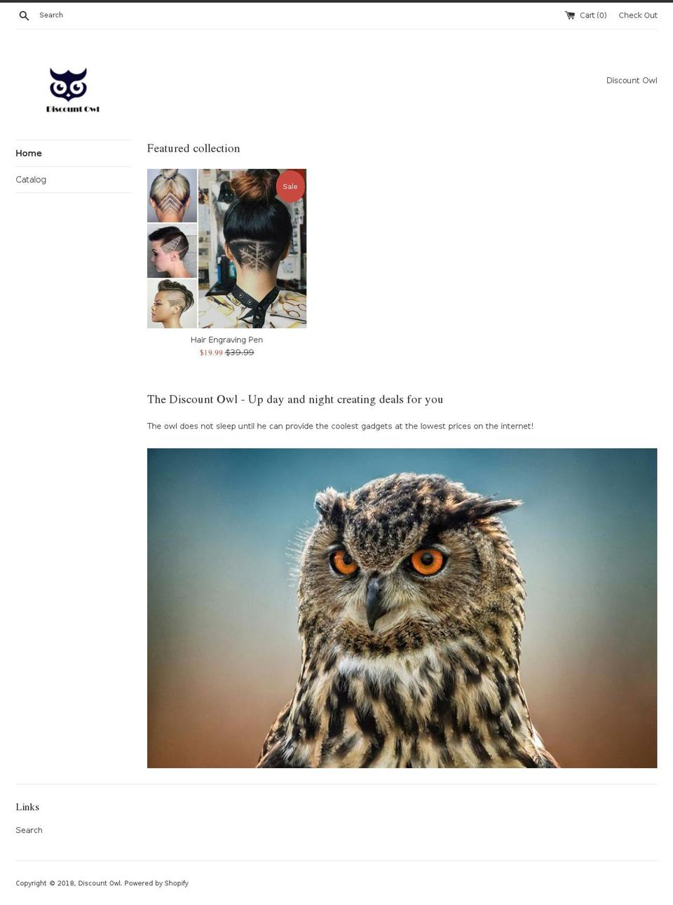 discountowl.com — Shopify storefront screenshot