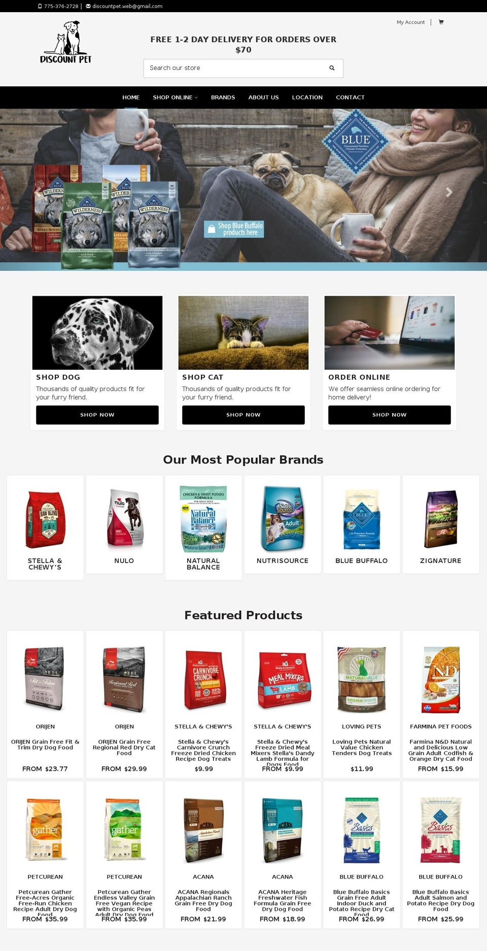 theme-export-healthy-pet-aurora-myshopify-com Shopify theme site example discountpet.com