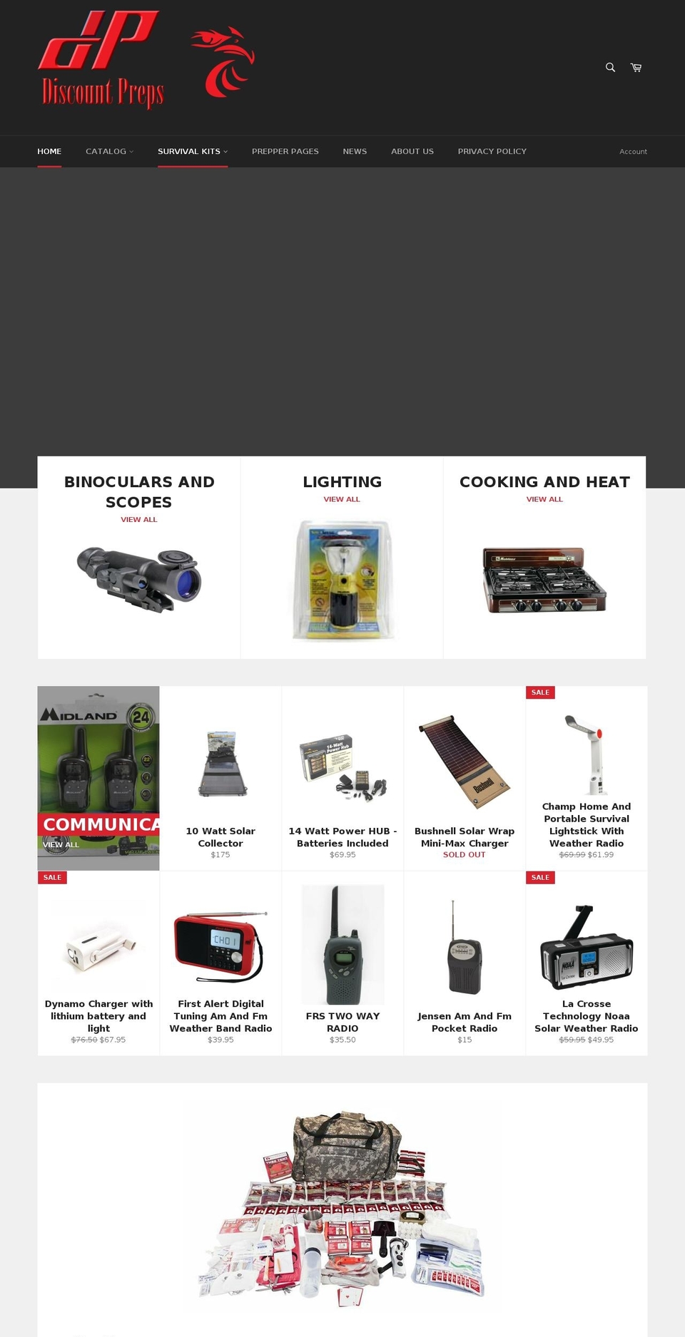 discountpreps.com shopify website screenshot
