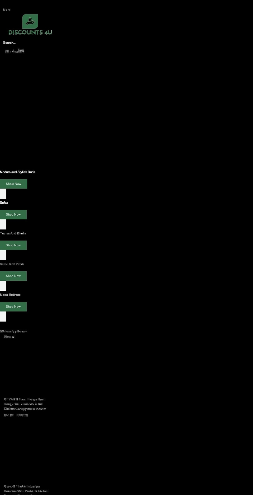discounts-4u.com.au shopify website screenshot