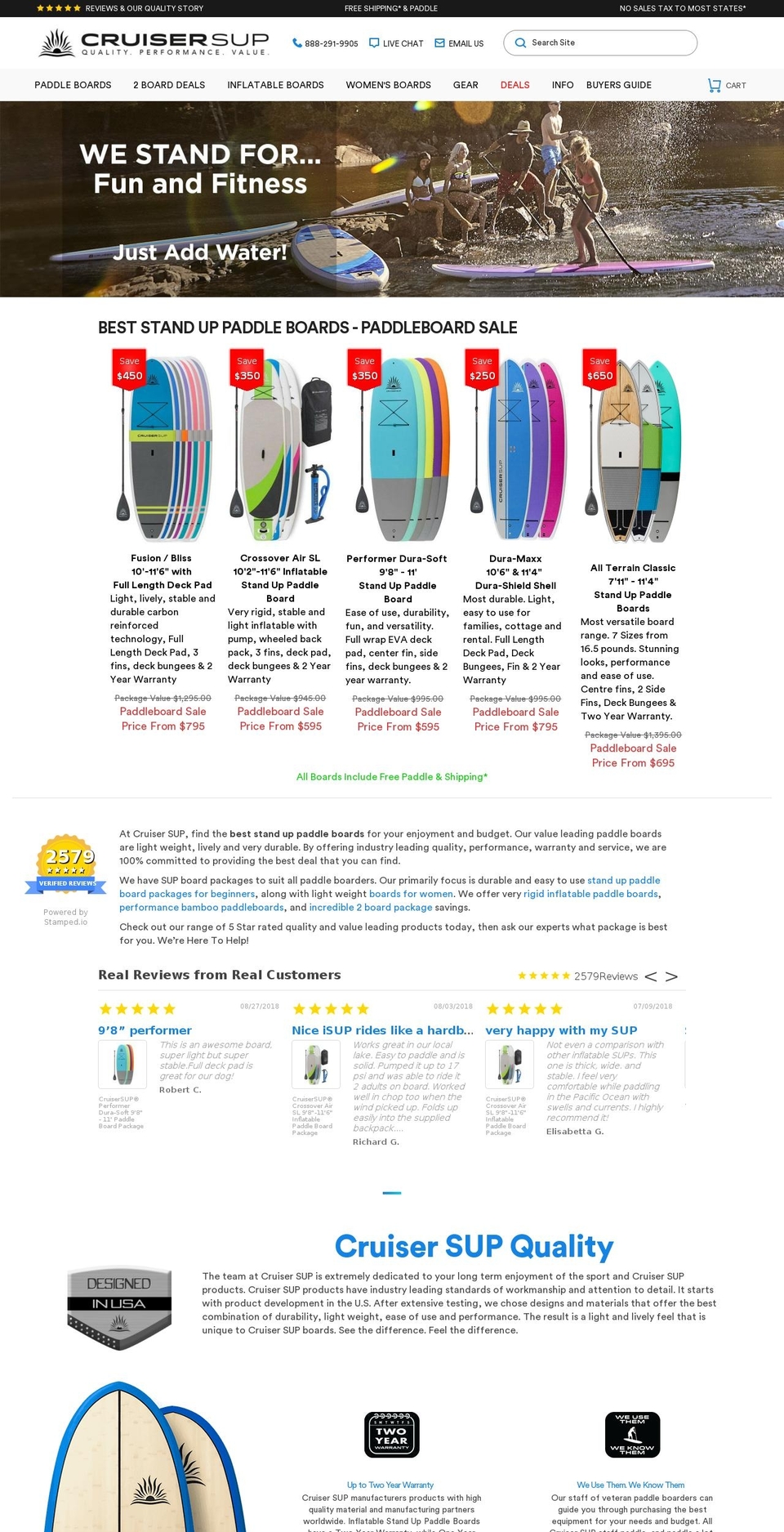 Cruiser SUP - Non Guru Template Shopify theme site example discountsforwindsurfing.com