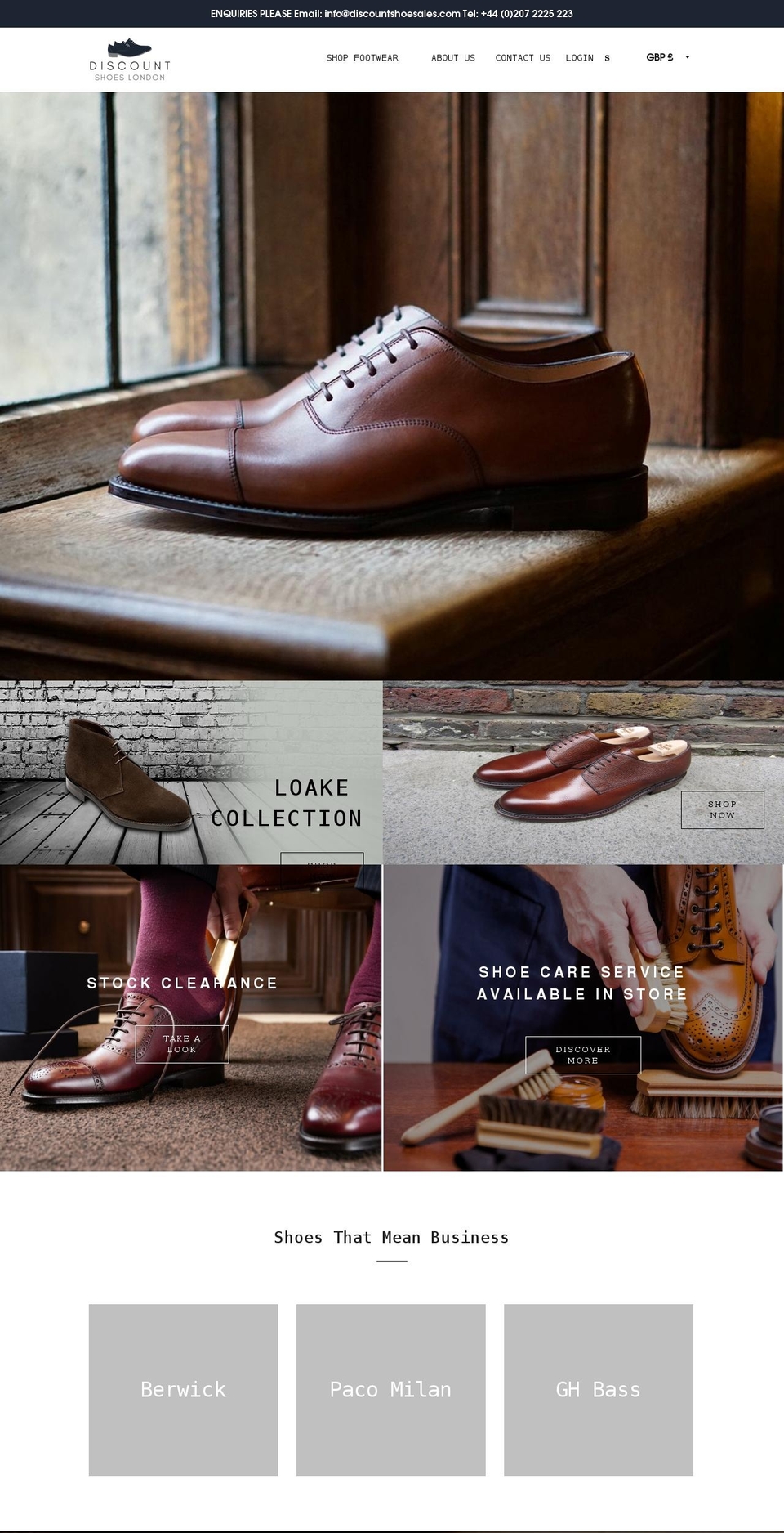 discountshoesales.com shopify website screenshot