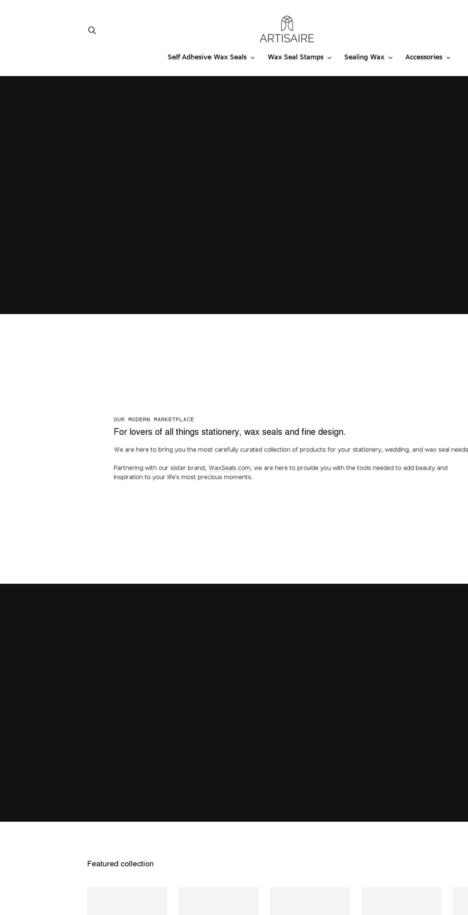 ArtisaireLiveV2-BoostCommerce Shopify theme site example discountwaxseals.com