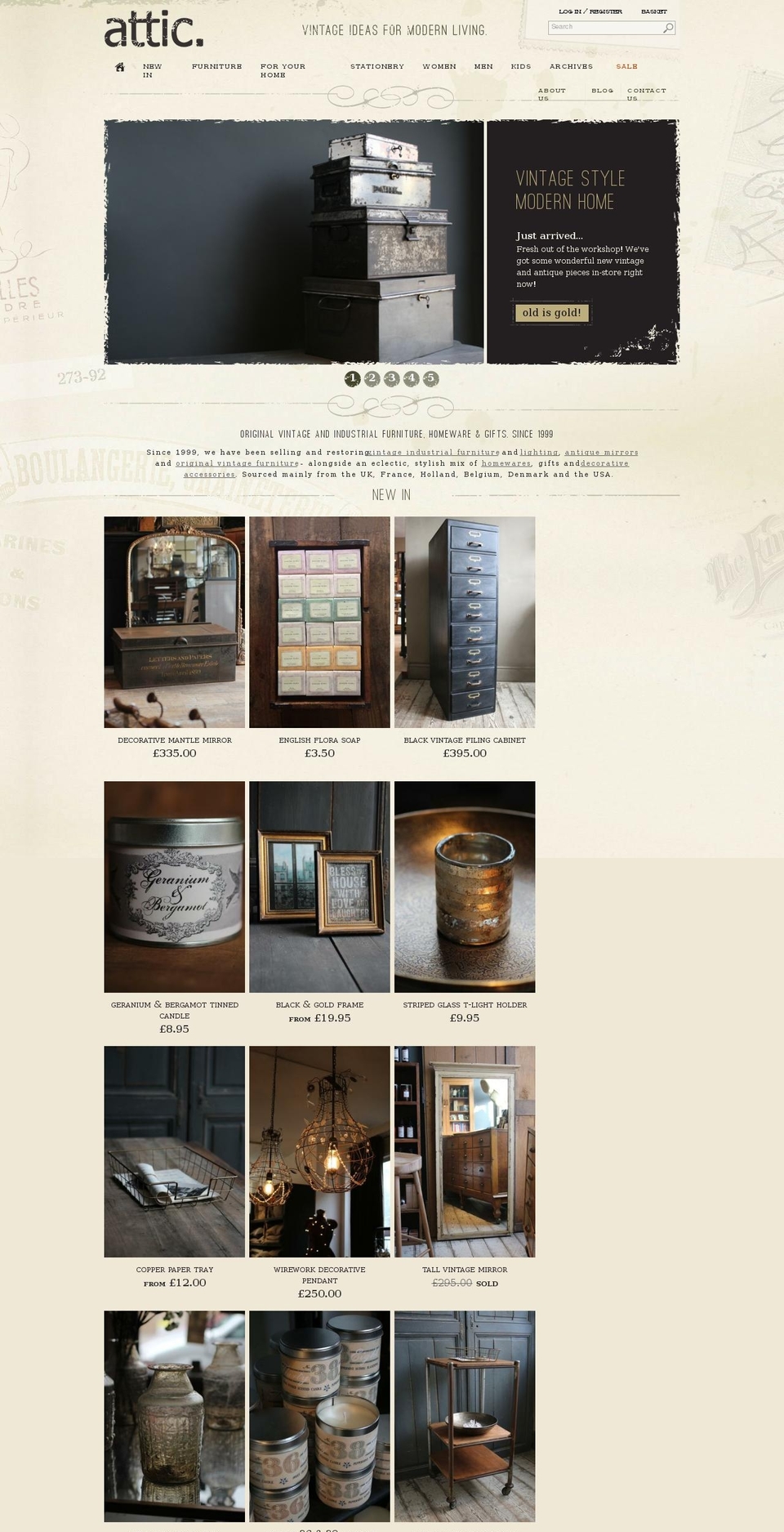 discoverattic.com shopify website screenshot