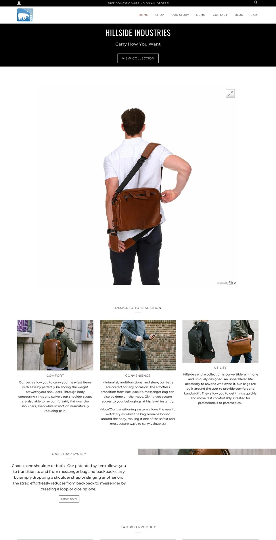 discoverhillside.com — Shopify storefront screenshot